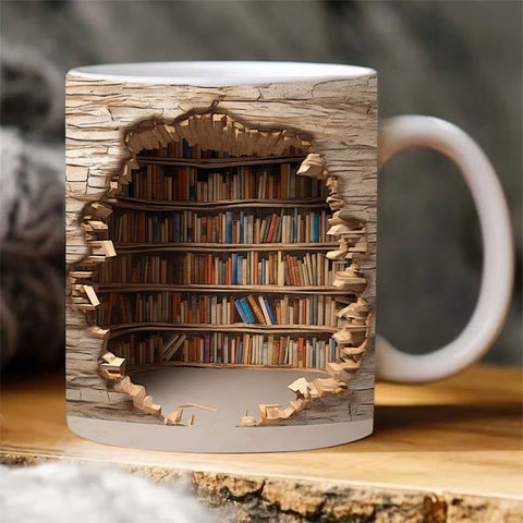 Creative Mark Cup Coffee Cup Tea Cup Christmas Gifts 3D Effect Wall Crash and Bo - View 9