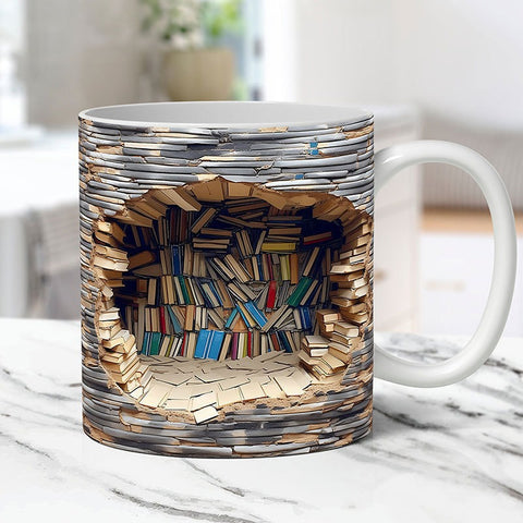 Creative Mark Cup Coffee Cup Tea Cup Christmas Gifts 3D Effect Wall Crash and Bo - View 8