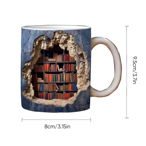 Creative Mark Cup Coffee Cup Tea Cup Christmas Gifts 3D Effect Wall Crash and Bo - View 10