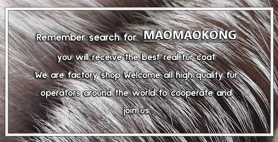 MAOMAOKONG 2024 Winter Women Coat Natural Fox Fur Collar Cuff Black Jackets Outw - View 7