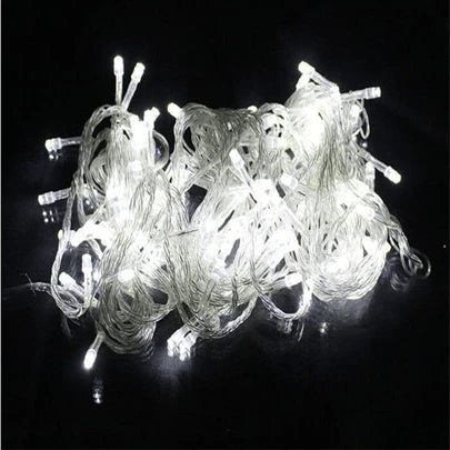Christmas Waterfall Led Curtain Icicle Light 5M Eaves Decors Outdoor Fairy String Lights Wedding Party Patio Decor Garden ...
