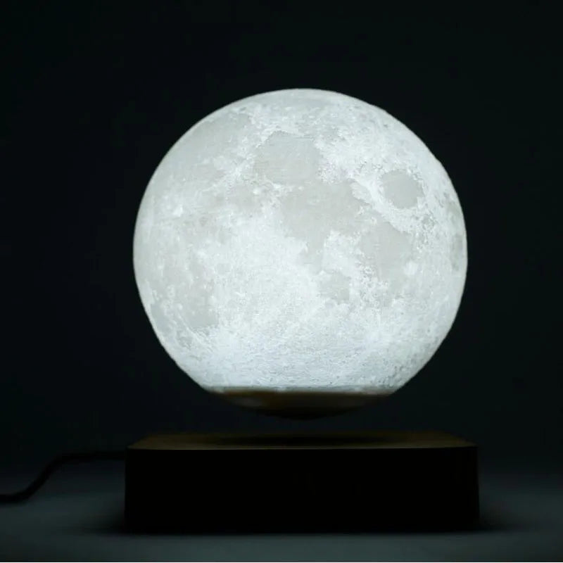 Moon Lamp Creative 3D Magnetic Levitation LED Night Light Ro...