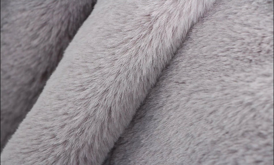 MAOMAOKONG 2024 Winter Women Coat Natural Fox Fur Collar Cuff Black Jackets Outw - View 35