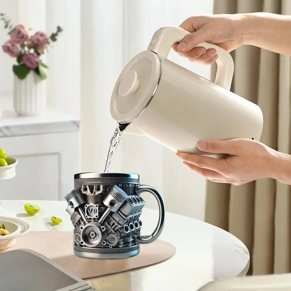 Coffee Mug Cool Beverage Mug Funny Stein Drinkware Portable Home Aesthetic Decoration for Household Kitchen Living Room - ...