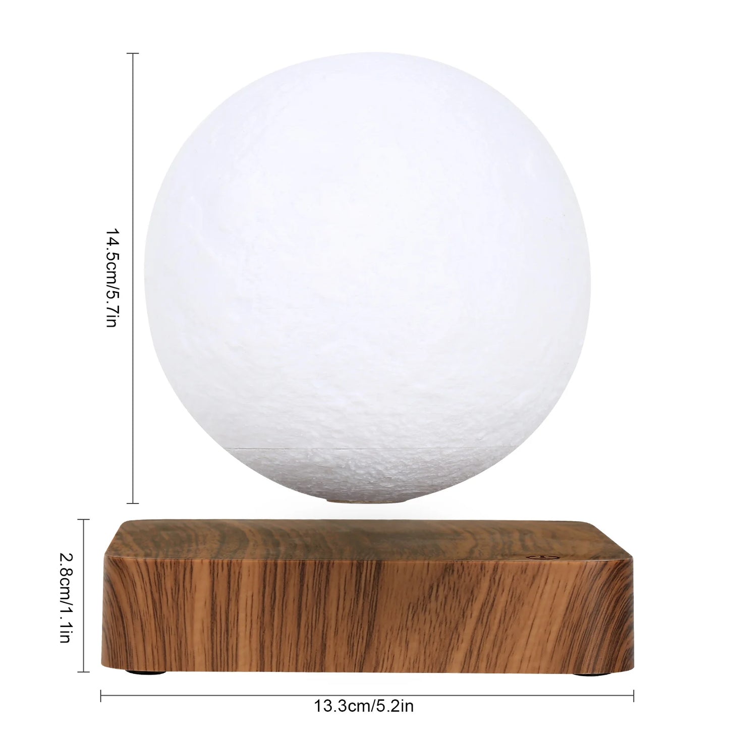 Moon Lamp Creative 3D Magnetic Levitation LED Night Light Ro...