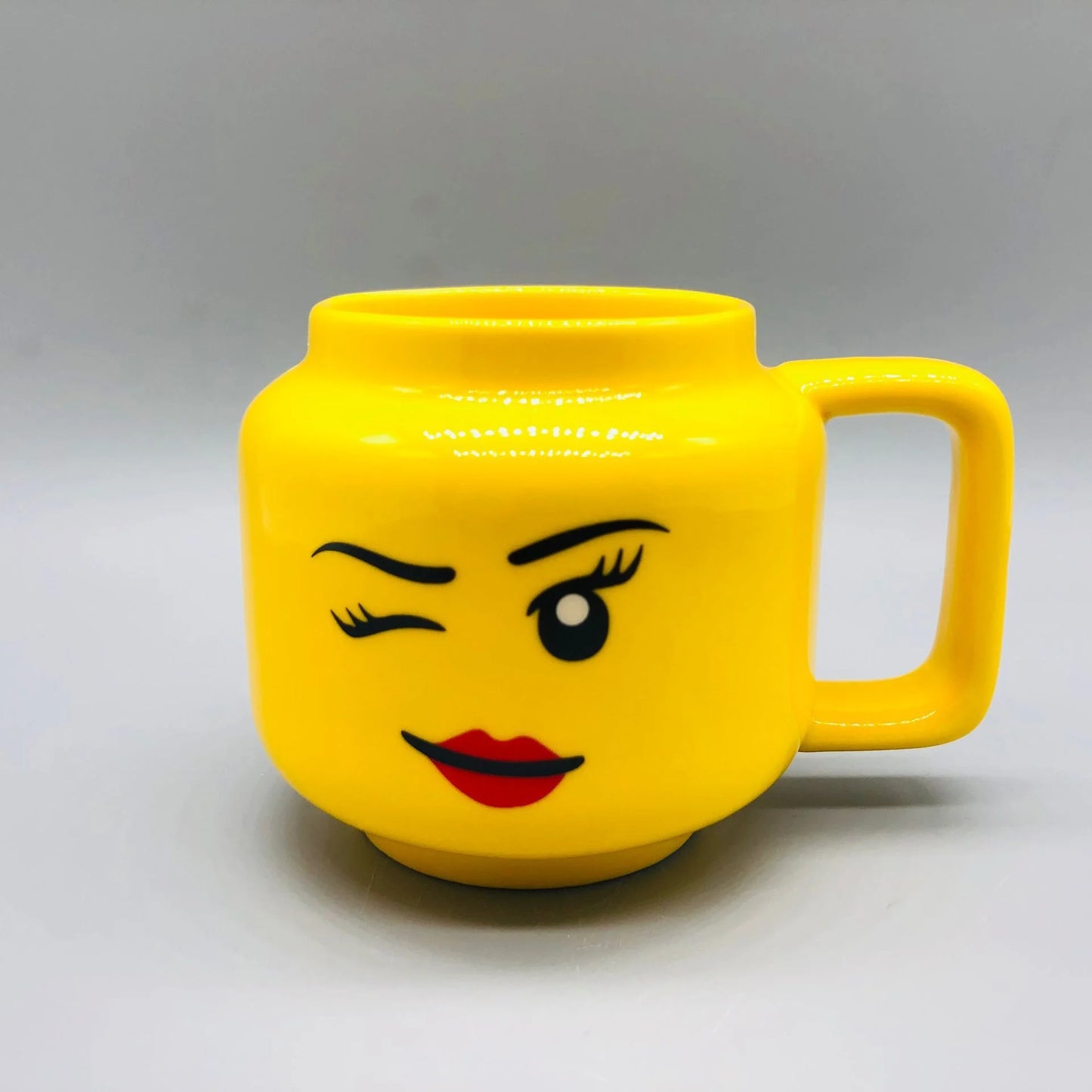 Cartoon Ceramic Mug 250ML Creative Coffee Cup Cute Emoji Mug Interesti - Scale View