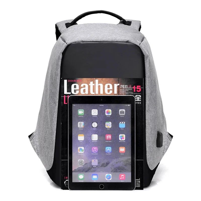 Anti-theft Backpack Bag 15.6 Inch Laptop Men Mochila Male Waterproof B - Detail View