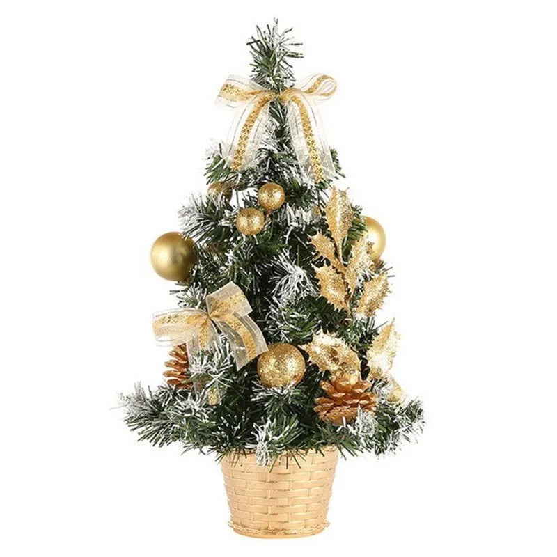 20/30/40cm Christmas Tree Home Bedroom Party Decorations Artificial Ch - Texture Detail
