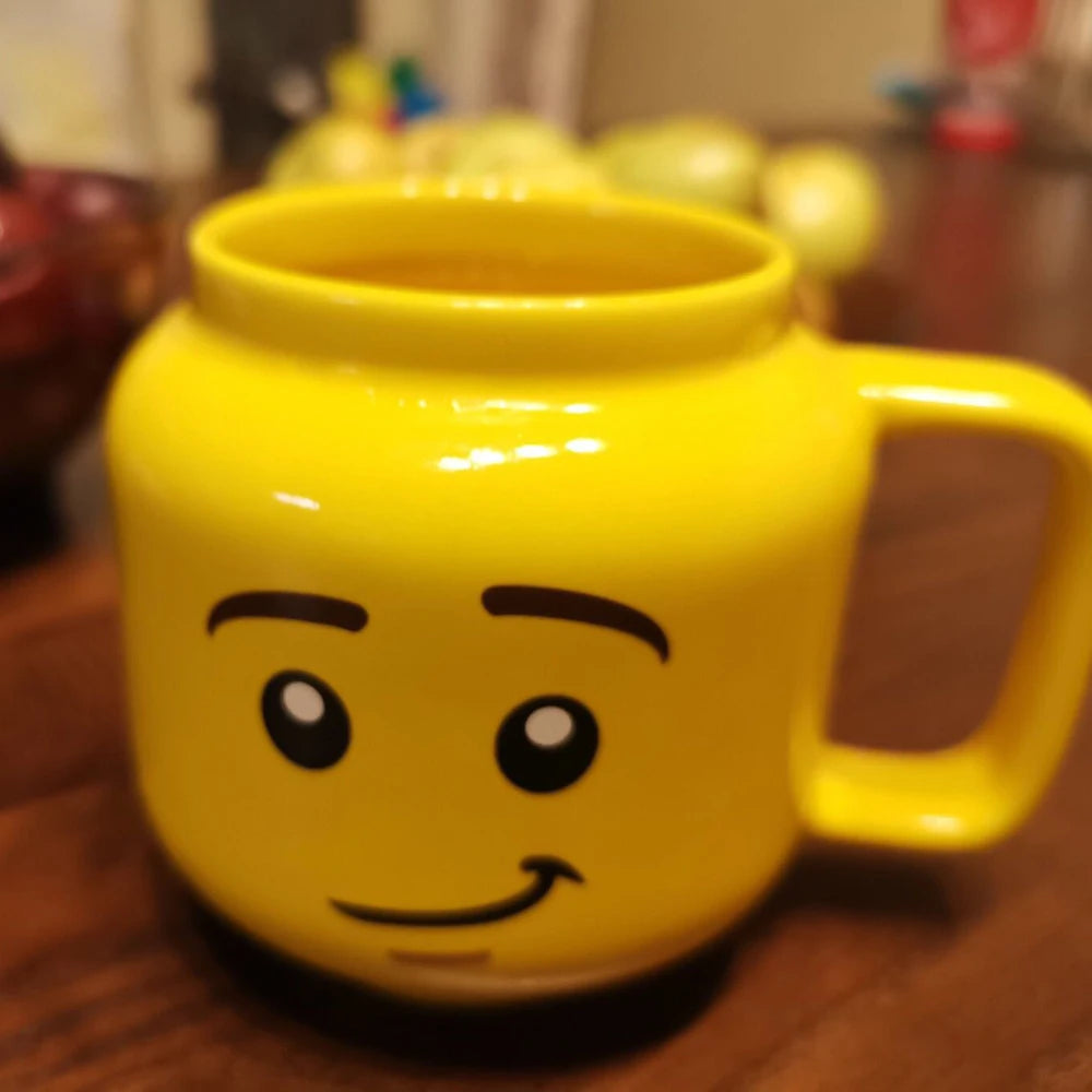 Cartoon Ceramic Mug 250ML Creative Coffee Cup Cute Emoji Mug Interesti - Color Variant