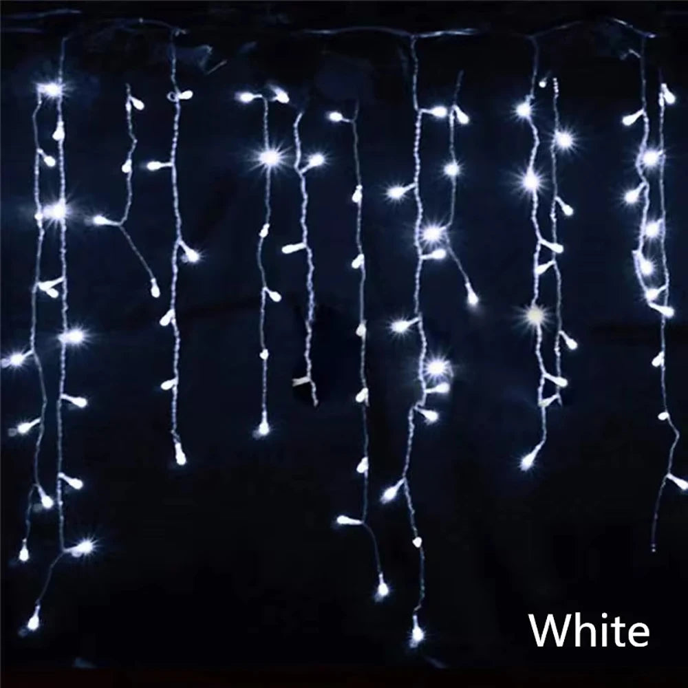 Christmas Garland LED Curtain Icicle Lights Festoon LED Light Droop Wa - Brand Detail