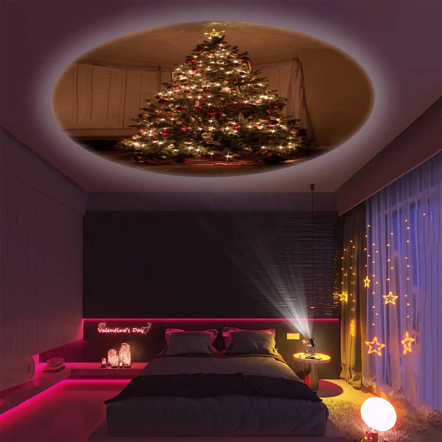 Christmas tree projection light - Texture Detail
