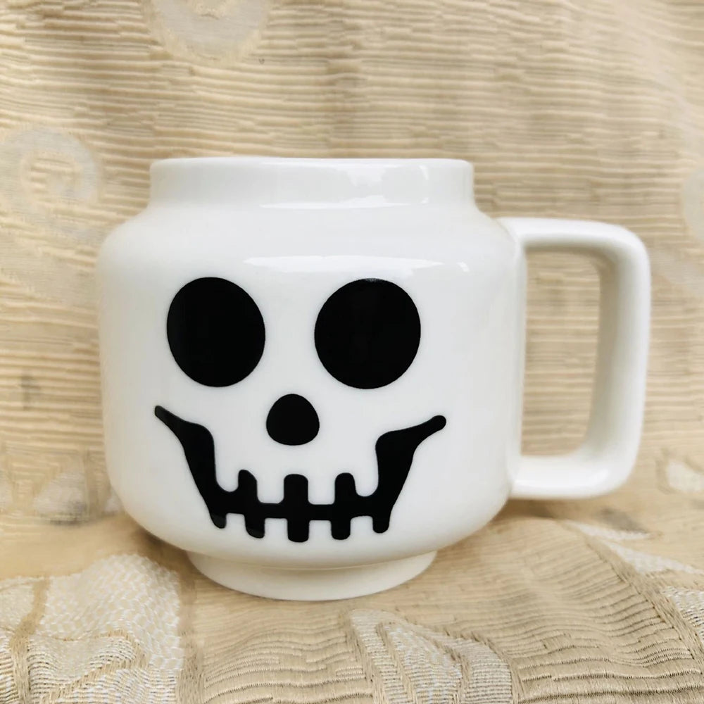 Cartoon Ceramic Mug 250ML Creative Coffee Cup Cute Emoji Mug Interesti - Pattern Detail
