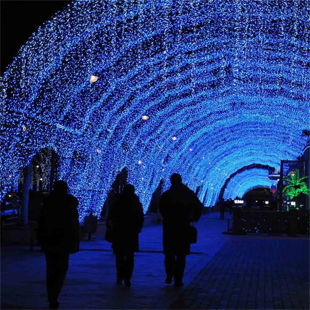 Christmas Lights Waterfall Outdoor Decoration 5M Droop 0.4-0.6m Led Li - Pattern Detail
