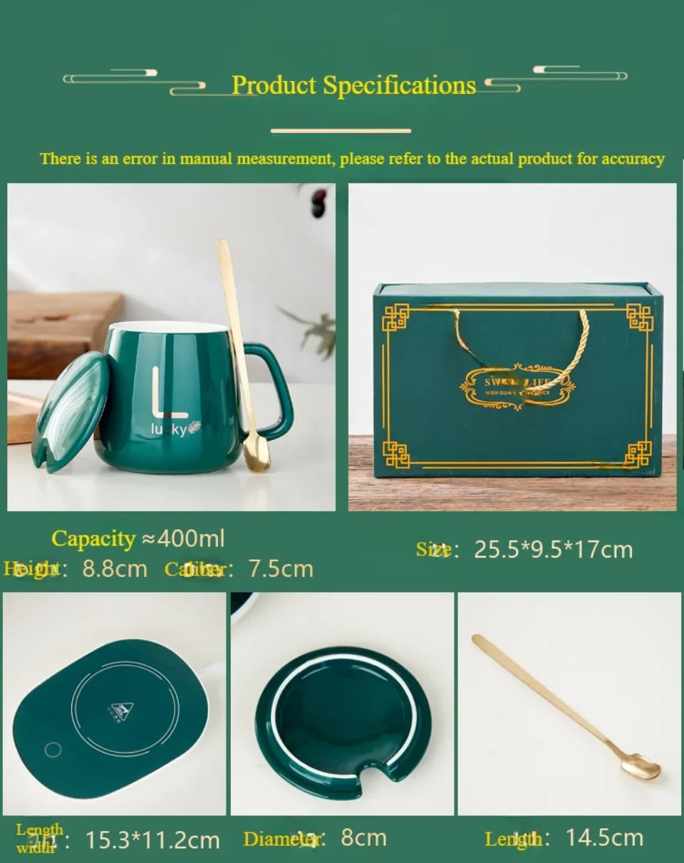 Mug Christmas Gift Set Simplicity Practical Thermostat Cup Multi Scenario Apply - View 17