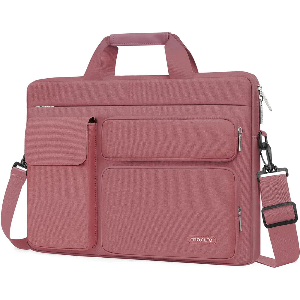 Laptop Bag 13.3 14 15 16 17.3 inch Shoulder HandBag for Macbook Air Pro M1 M2 M3 - Back View