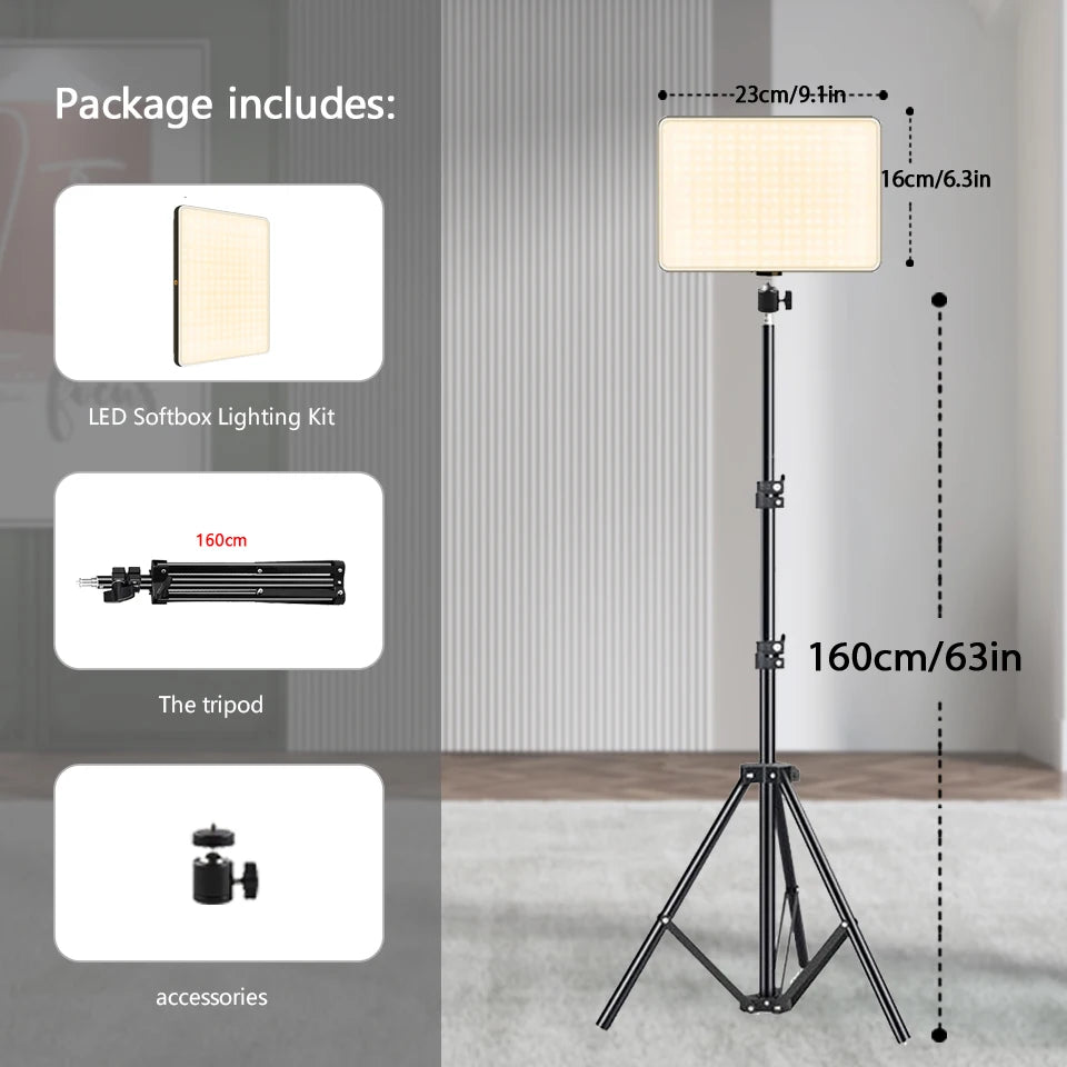 LED Video Lights Conference Photography Lighting Selfie Light Photo