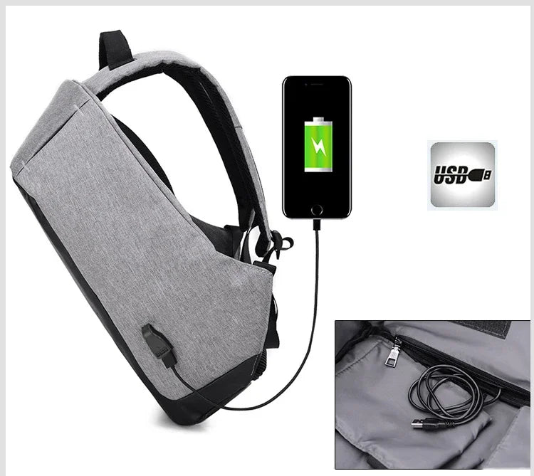 Anti-theft Backpack Bag 15.6 Inch Laptop Men Mochila Male Waterproof B - Feature Highlight