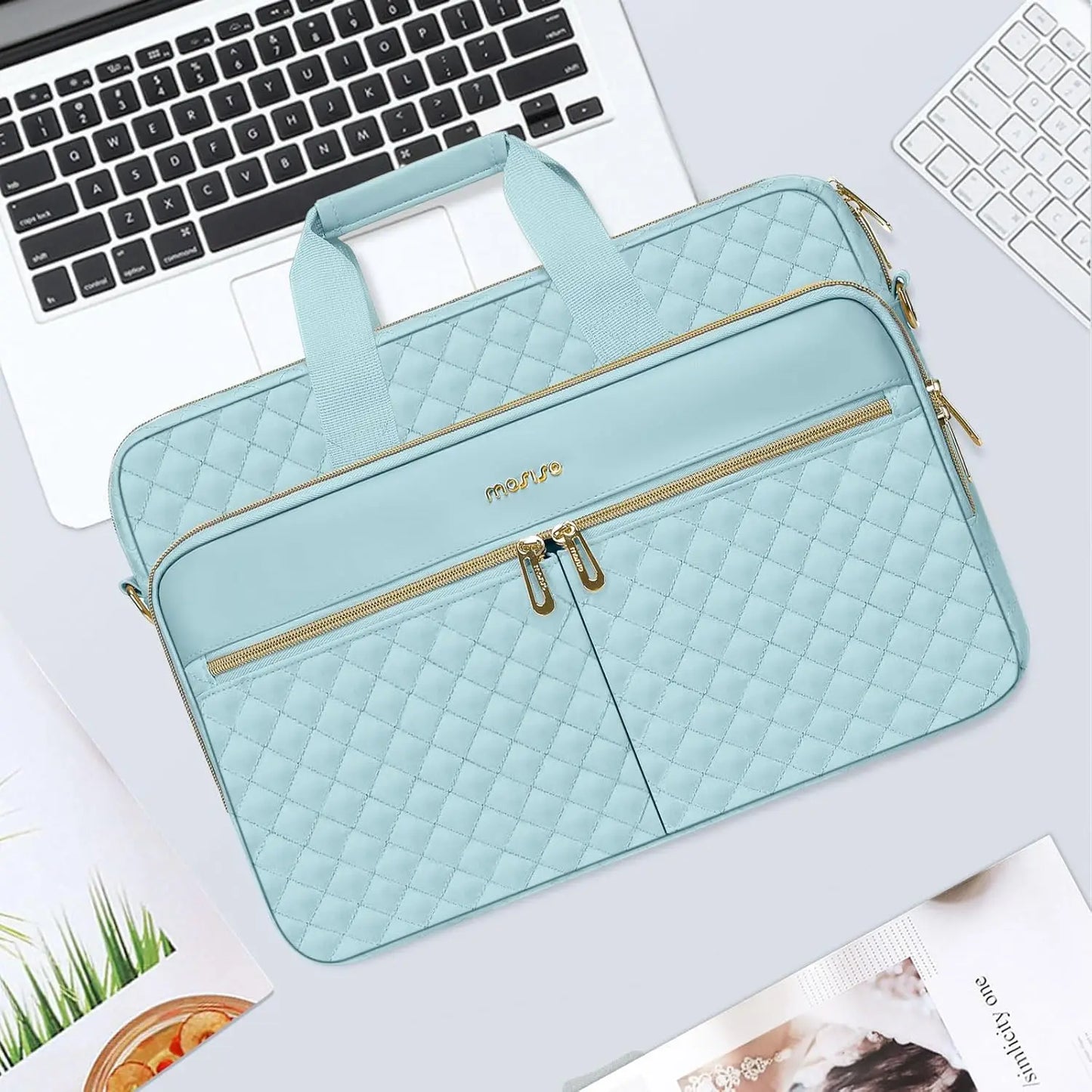 Laptop Bag Briefcase for MacBook Air Pro 15 16 inch M1 M2 M3...