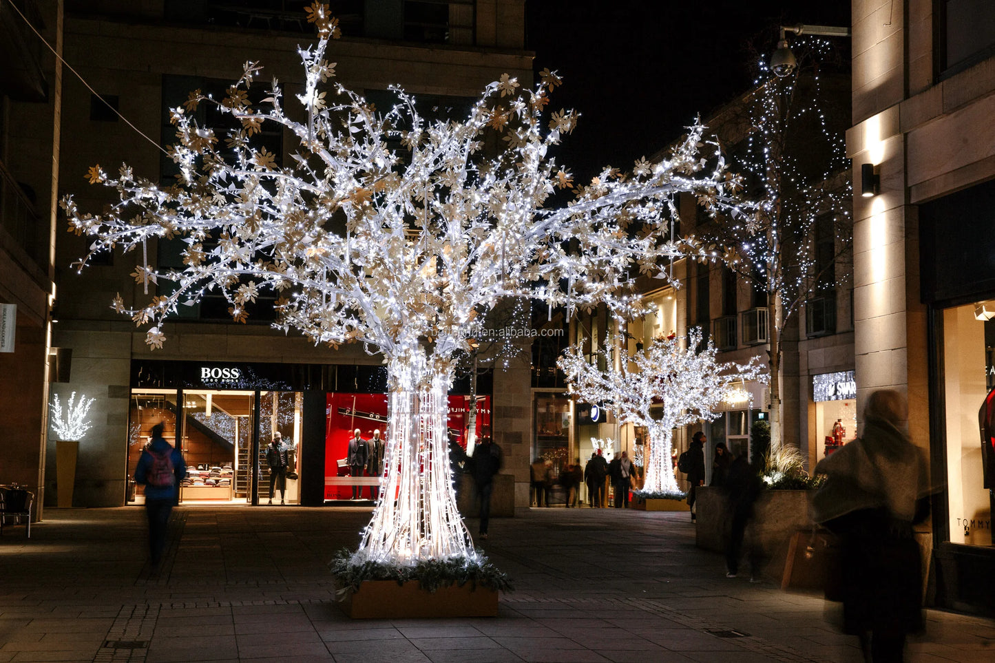 Christmas Holiday Street Decoration Fancy LED Christmas Tree Motif Lig - Texture Detail