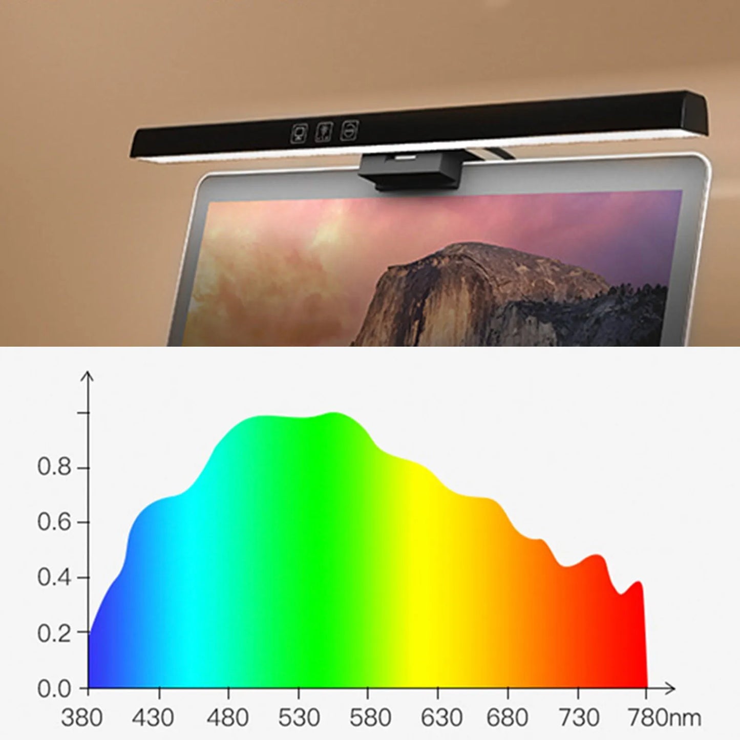 LED Screen Light Bar Monitor For Pc Screen Hanging USB Stepless Dimming RGB Curv - View 16