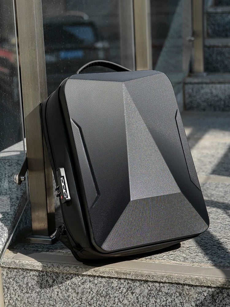 Backpack Men's Expandable Computerbag Large Capacity Business Travel B - Interior View