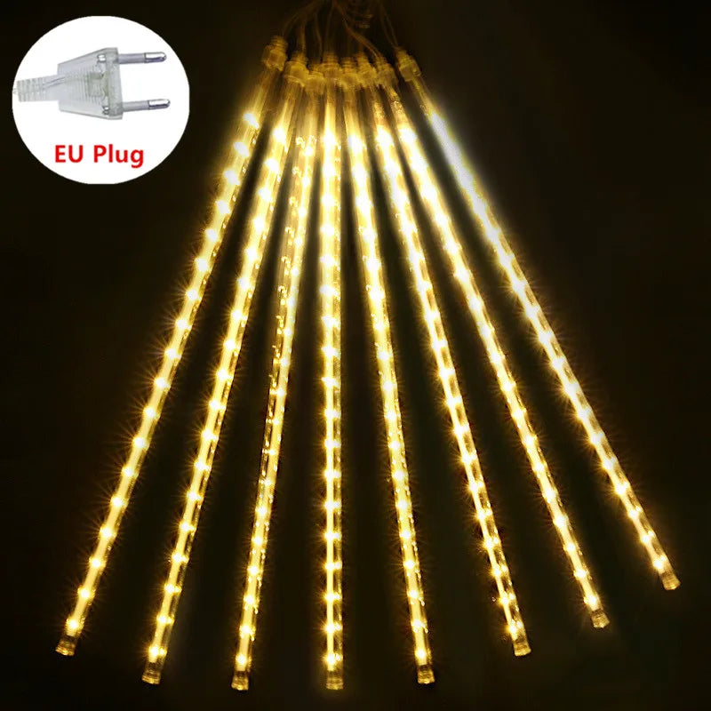 Christmas LED Meteor Garland Festoon Holiday Strip Light Outdoor Water - View 26