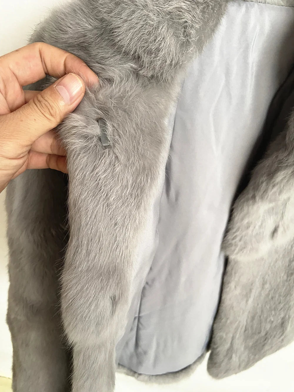 Fancy Rani Natural Rabbit Fur Coat Women Winter Jacket Real Leather And Fur Wome - View 33