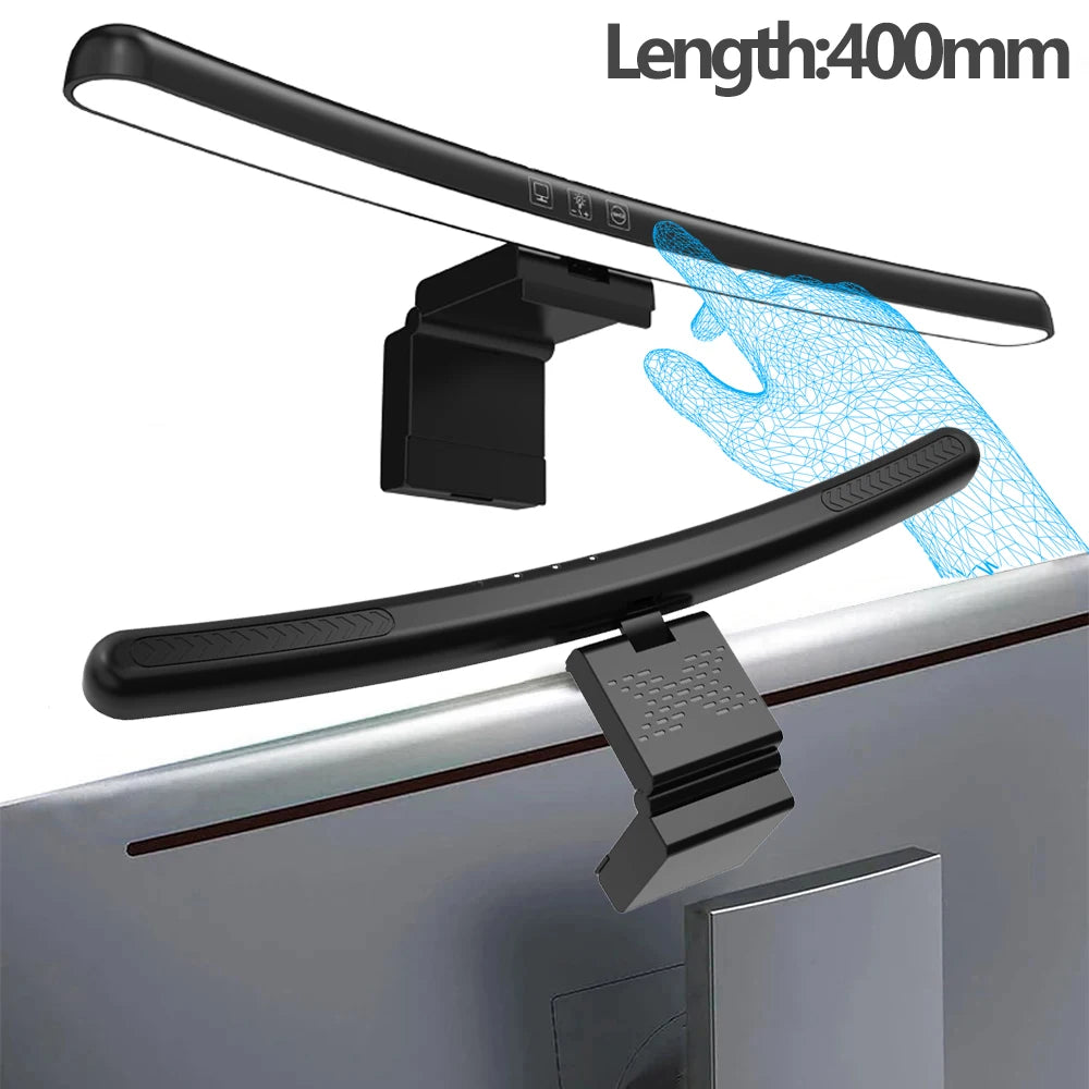 Curved Screen Hanging Light Bar RGB Desktop Background Atmosphere Lamp 3-Color E - View 28