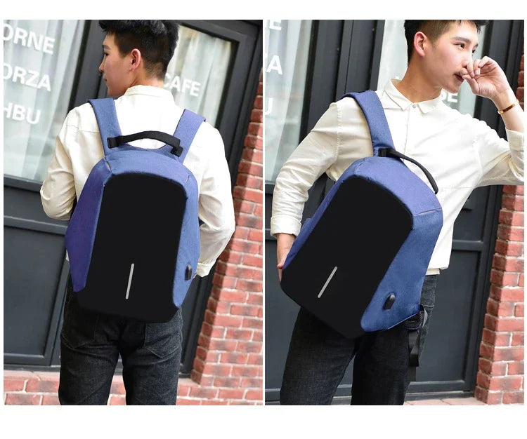 Anti-theft Backpack Bag 15.6 Inch Laptop Men Mochila Male Waterproof B - View 27