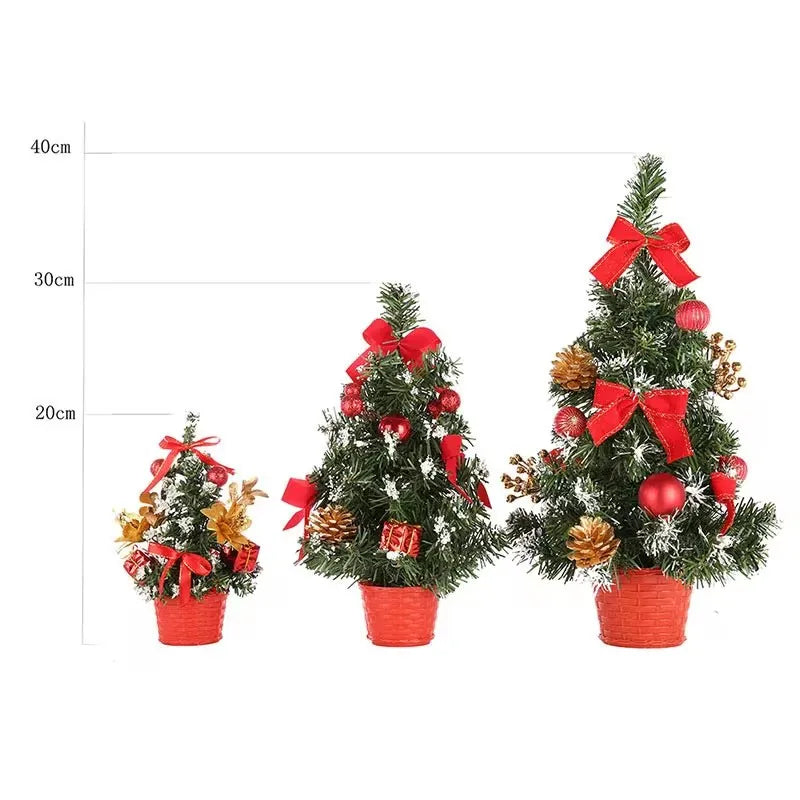 20/30/40cm Christmas Tree Home Bedroom Party Decorations Artificial Ch - Detail View