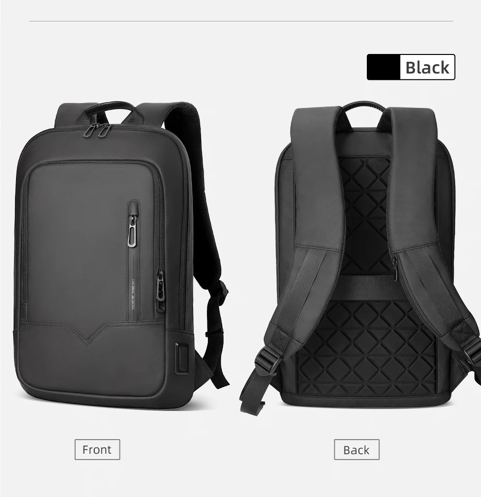 HK Slim Backpack For Men 15.6 Inch Laptop Bags Waterproof Minimalist Business Ba - View 21