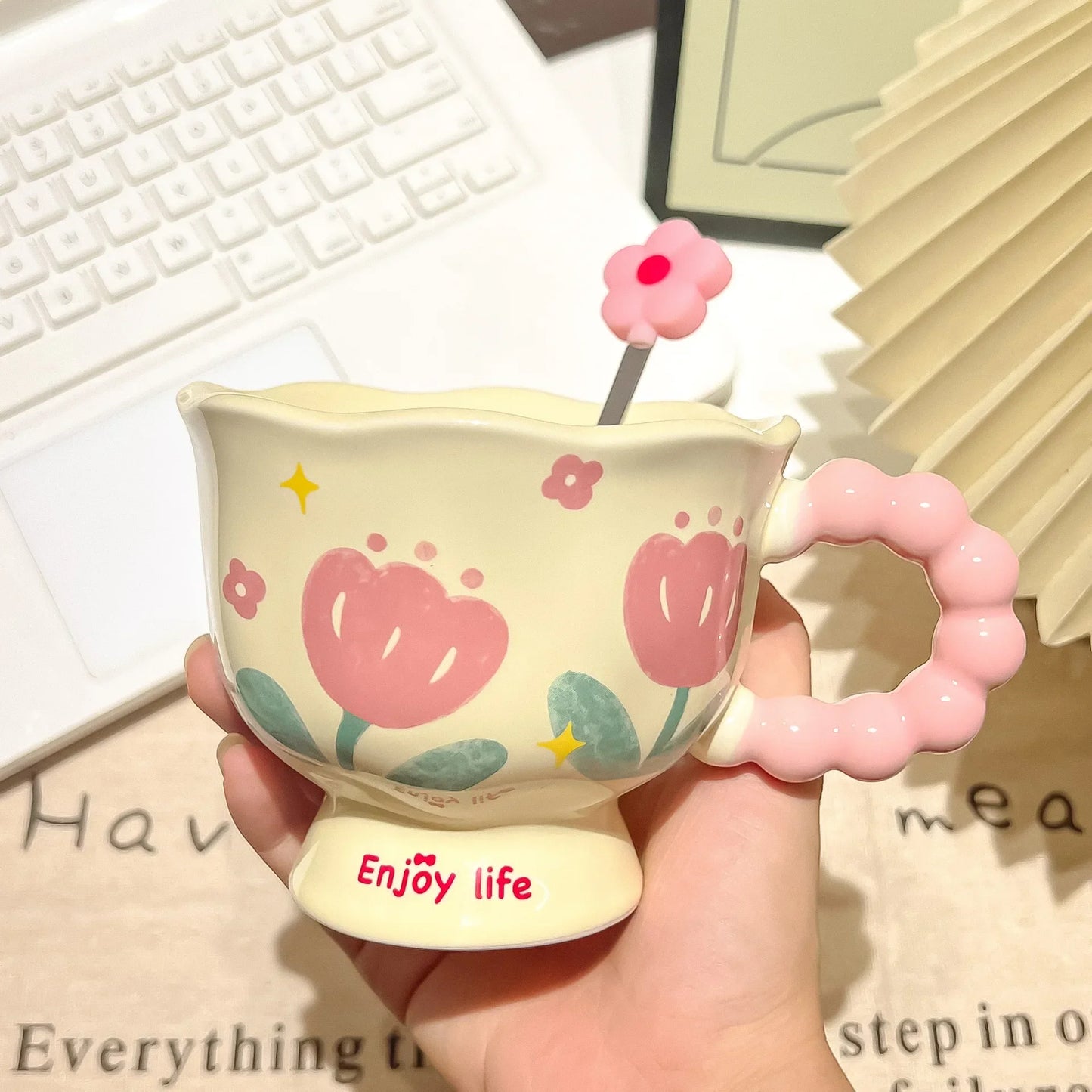 Girls Birthday Gift Souvenir Coffee Mug Household Ceramic Cup High Value Cup Mug - View 5