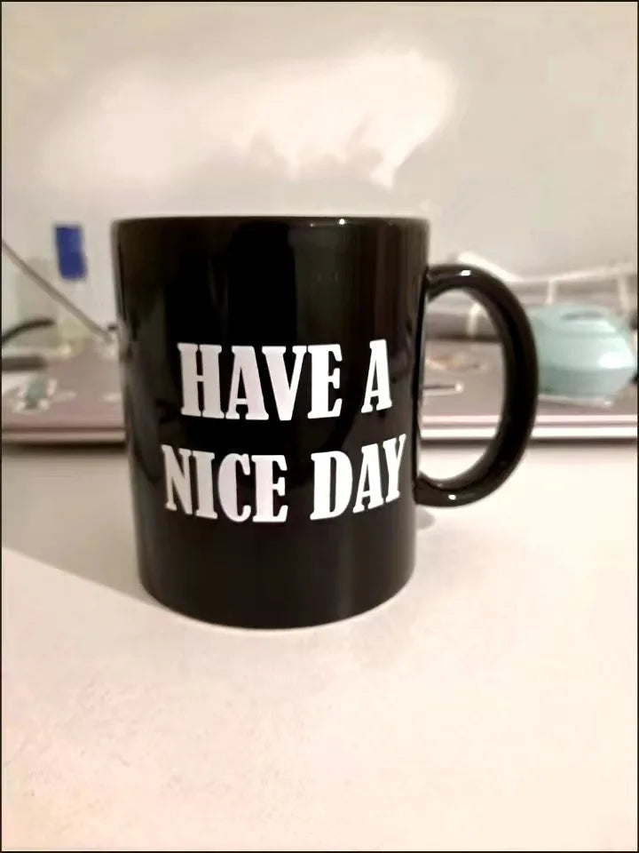 Drop shipping!Ceramic Middle Finger Coffee Cups Personality Office Gifts Have A - View 14