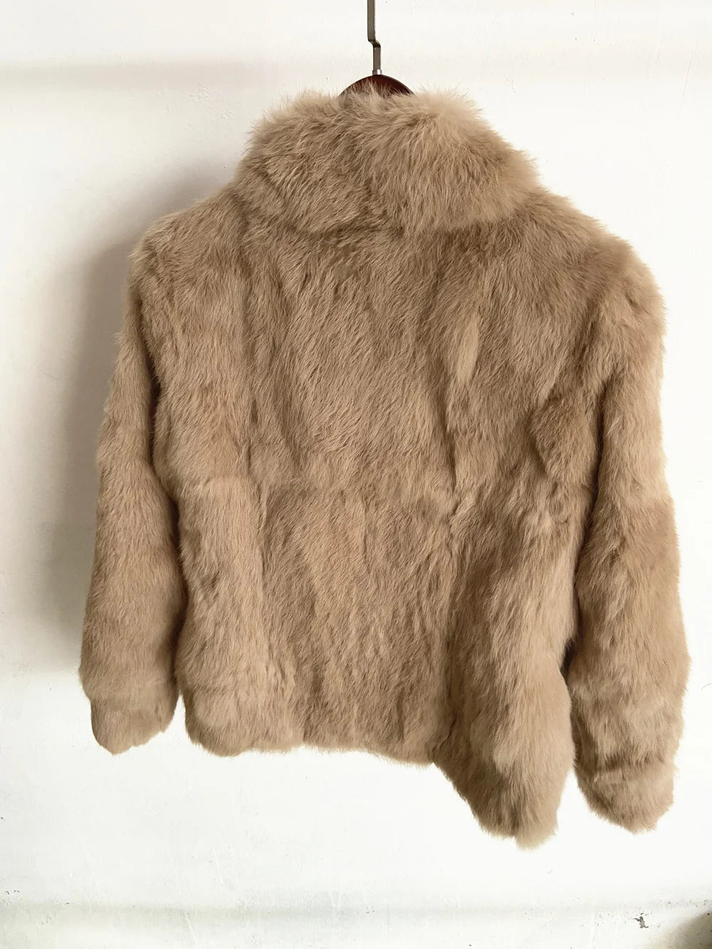 Fancy Rani Natural Rabbit Fur Coat Women Winter Jacket Real Leather And Fur Wome - View 49