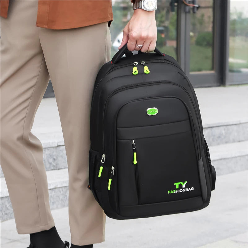 Minimalist Large Capacity Backpacks Men's Waterproof Oxford Commute School Backp - View 36
