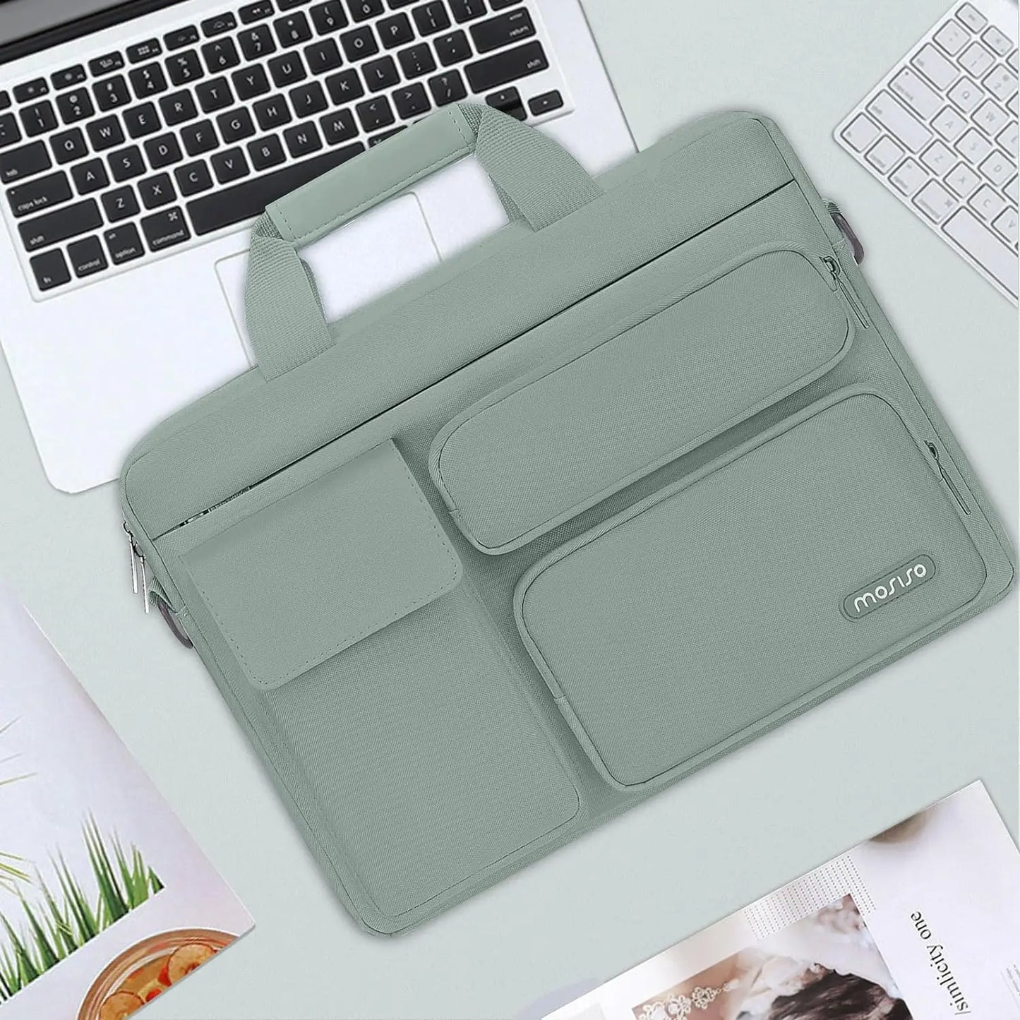 Laptop Bag 13.3 14 15 16 17.3 inch Shoulder HandBag for Macbook Air Pro M1 M2 M3 - View 16
