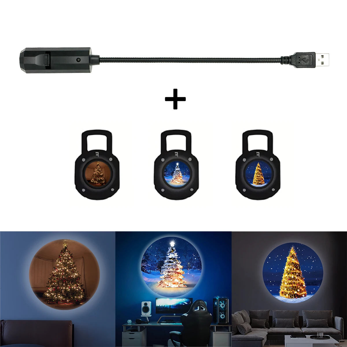 Christmas tree projection light - Alternative Angle