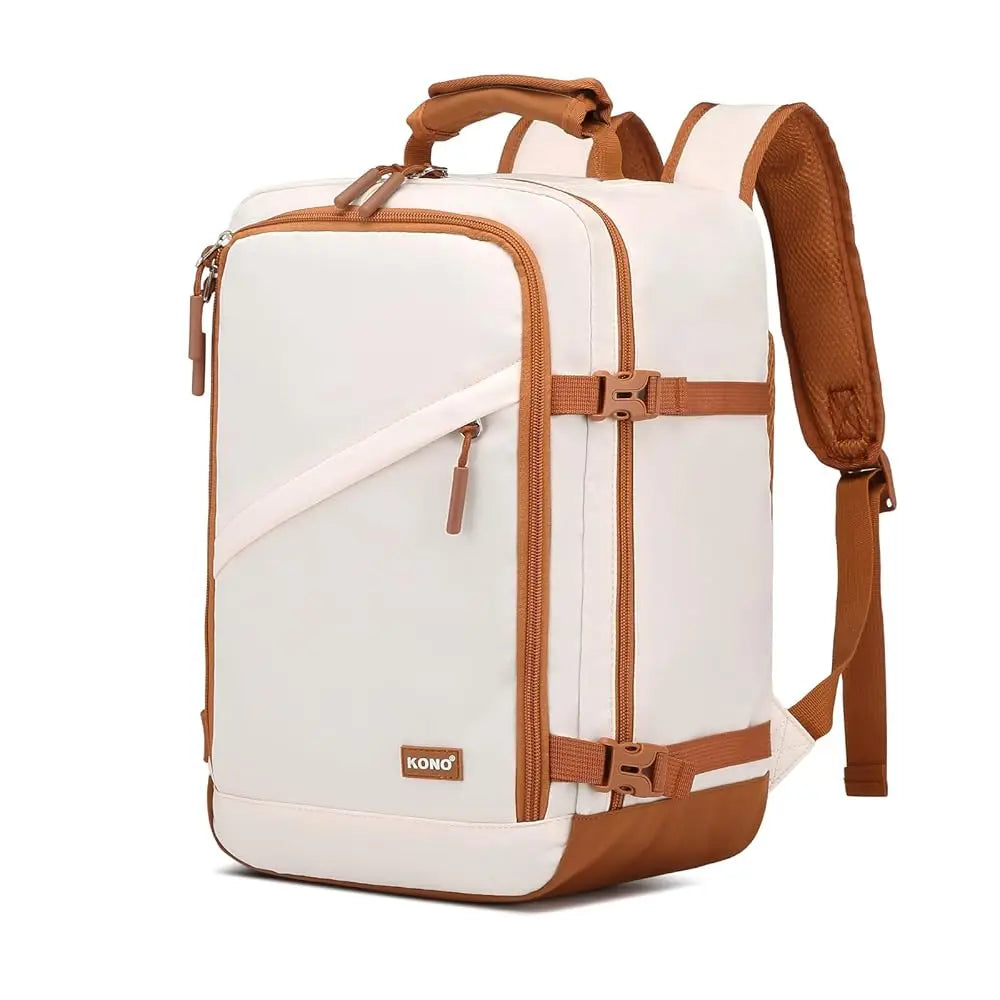 Kono Cabin Bag 40x20x25 for Ryanair Underseat Travel Carry-on Backpack Cabin Siz - Back View