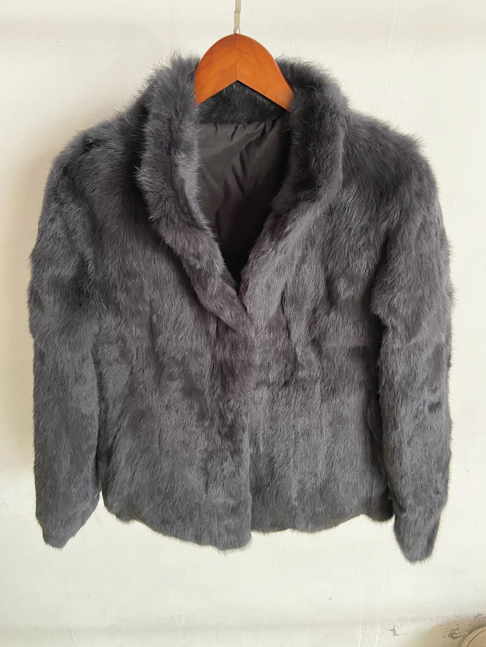 Fancy Rani Natural Rabbit Fur Coat Women Winter Jacket Real Leather And Fur Wome - View 39