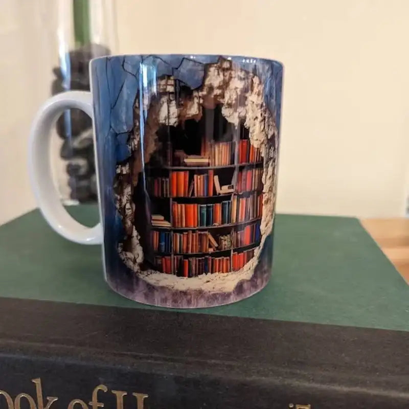 Creative Mark Cup Coffee Cup Tea Cup Christmas Gifts 3D Effect Wall Crash and Bo - View 6