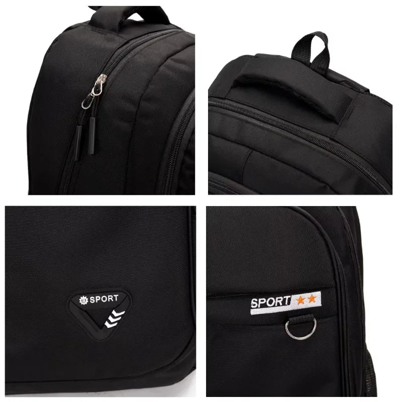 Minimalist Large Capacity Backpacks Men's Waterproof Oxford Commute School Backp - View 5