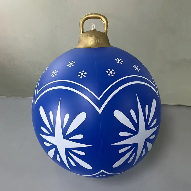 60cm Outdoor Christmas Inflatable Decorated Ball PVC Giant Big Large B - View 25