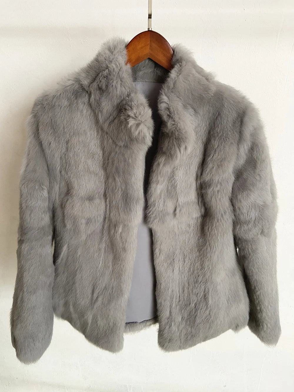 Fancy Rani Natural Rabbit Fur Coat Women Winter Jacket Real Leather And Fur Wome - View 31