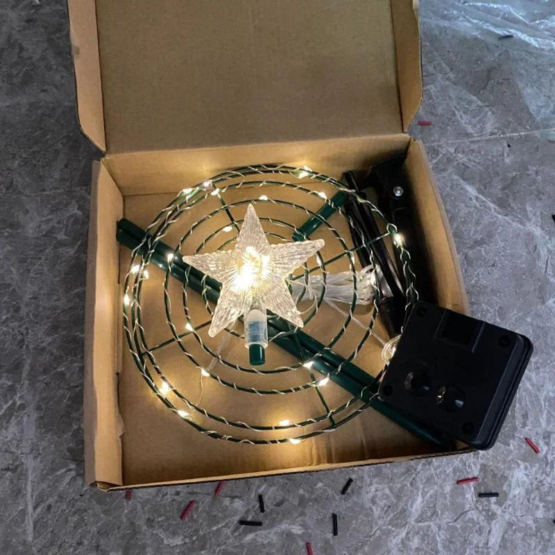 Outdoor Waterproof Solar Led Christmas Tree Decoration Solar Powered String Ligh - View 12