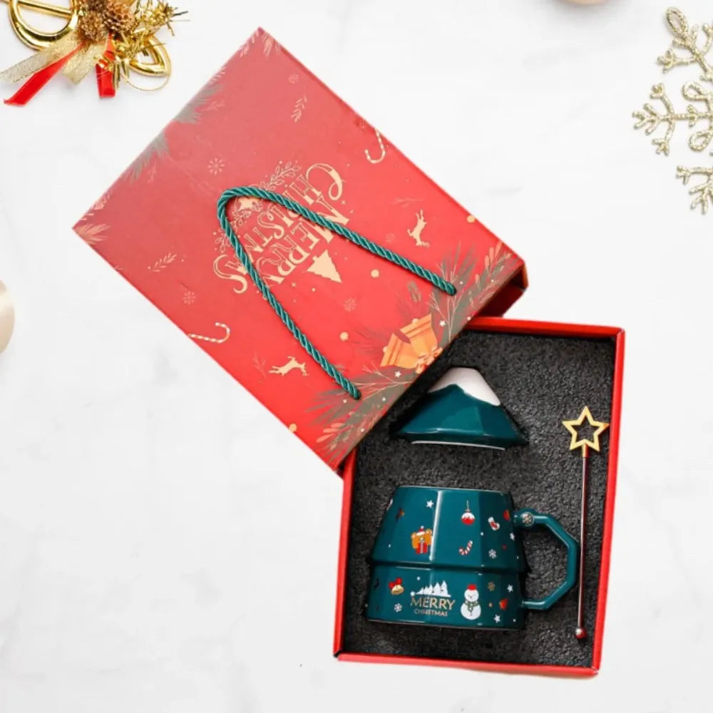 Christmas Tree Mug Ceramic Xmas Cup Funny Morning Drinkware Holiday Co - View 15