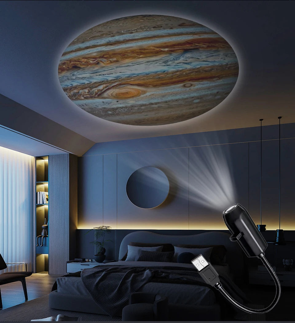 Christmas Halloween Led Projection Lamp Pumpkin Night Light Ceiling Wa - Construction Detail