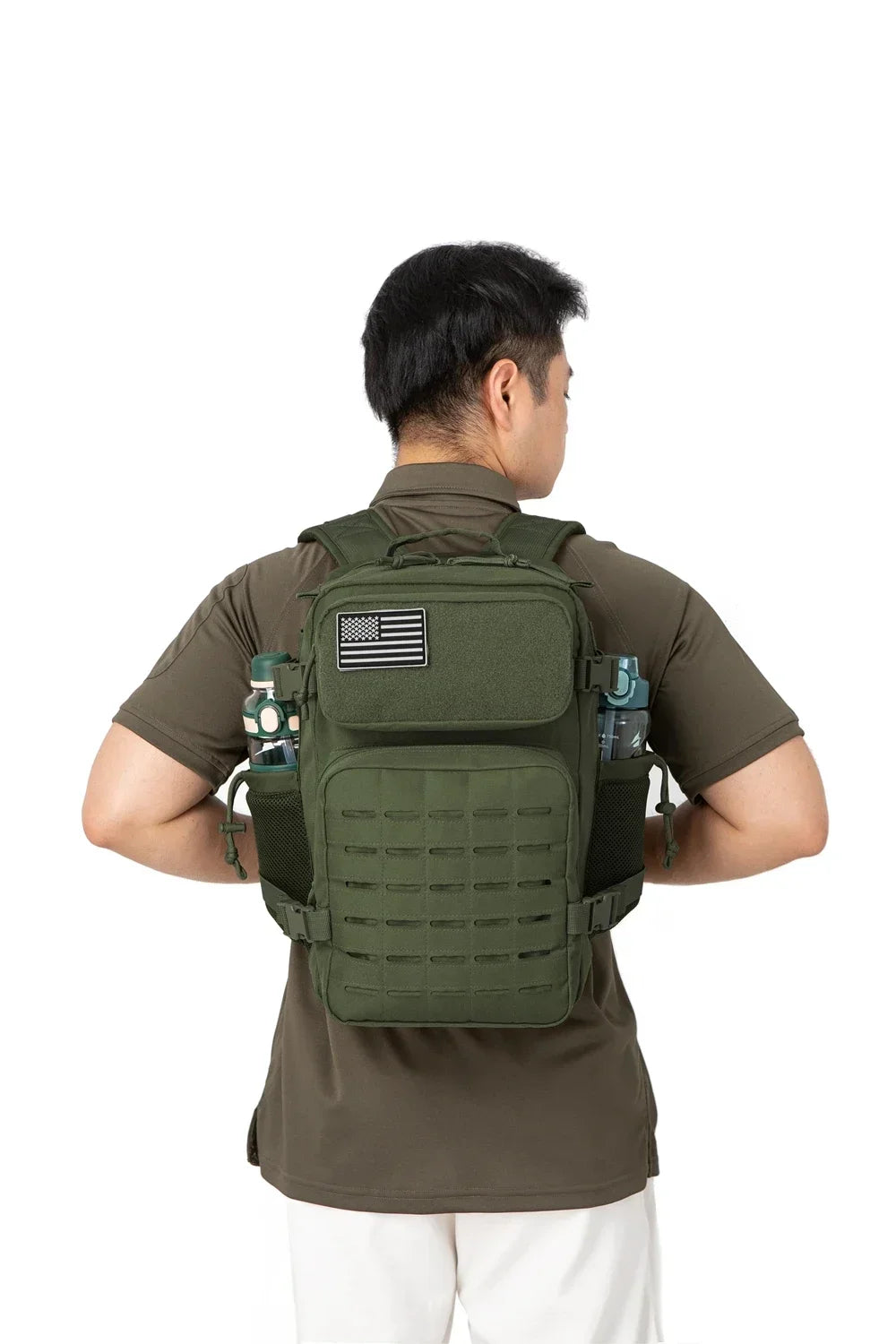 25L/45L Men's and Women's Tactical Backpacks , Outdoor Activities, Sma - Full Setup View