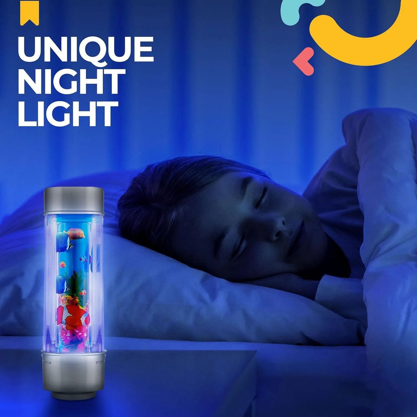 Desktop Aquarium Fish Tank Decorative Light Usb Dynamic Fish Tank Decorative Lig - View 5
