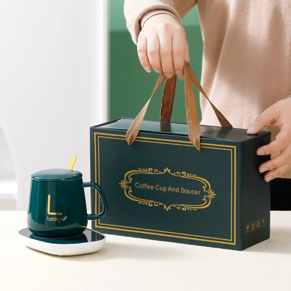 Mug Christmas Gift Set Simplicity Practical Thermostat Cup Multi Scenario Apply - Detail View