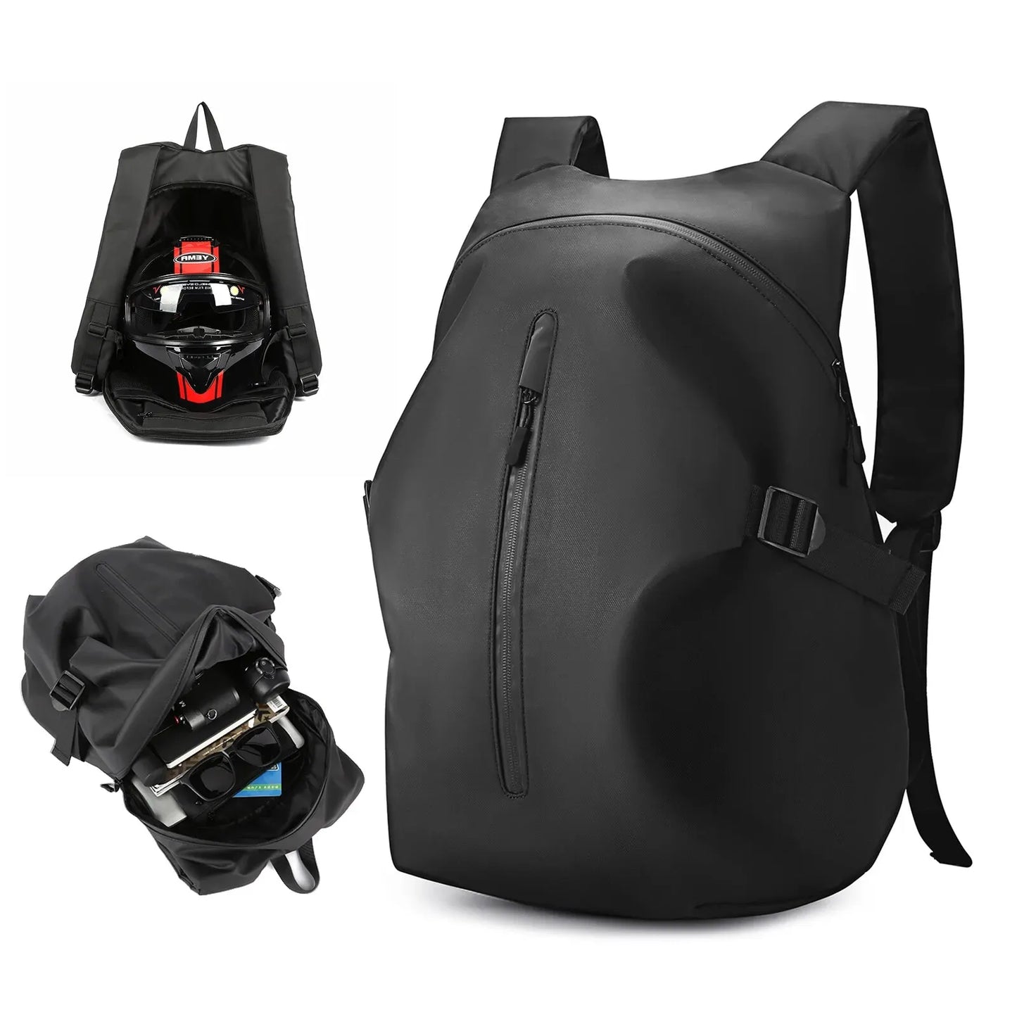 Likros Motorcycle Backpack Waterproof Foldable Helmet Backpack Men Travel Backpa - View 13